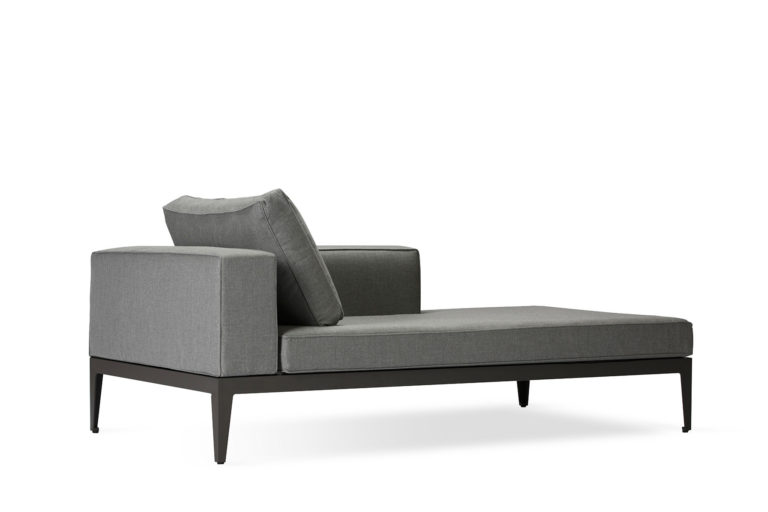 BALMORAL CHAISE (LEFT & RIGHT) ALUMINIUM ASTEROID Aluminium Frame | Harbour