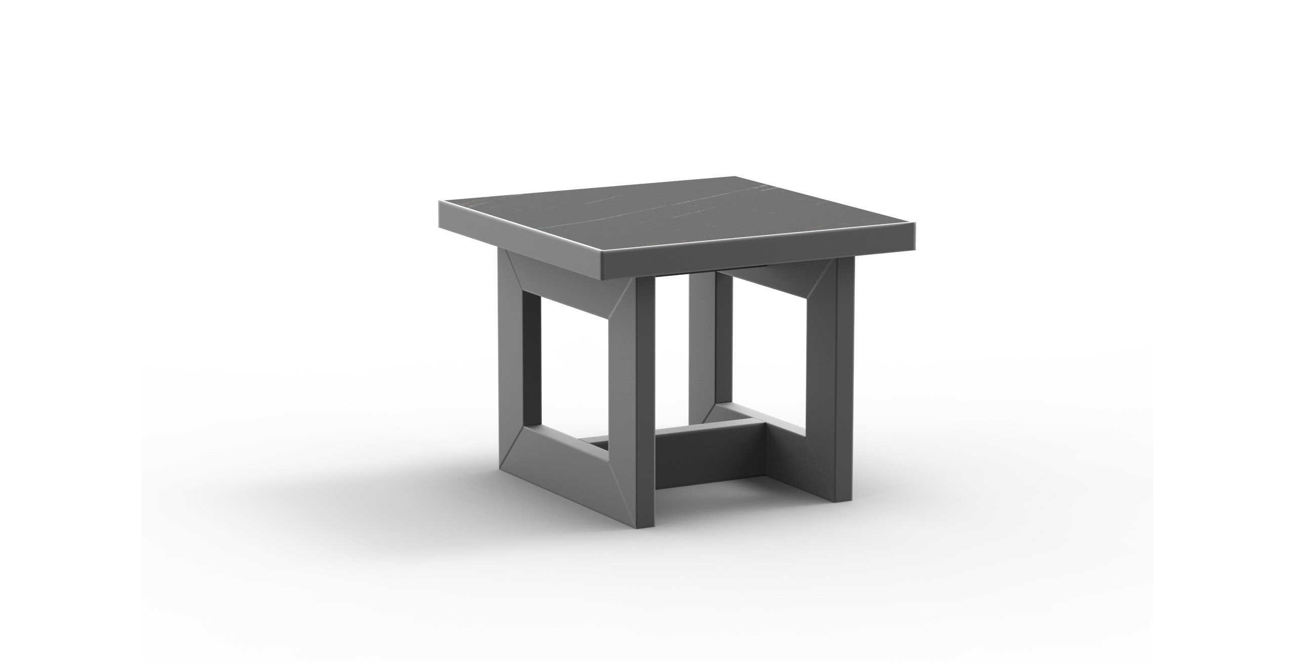 Hampton Side Table for Asteroid Aluminium